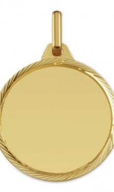 COLGANTE EN ORO DE PRIMERA LEY 24001