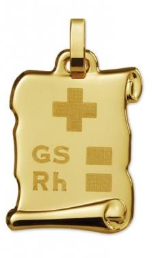 Placa Grupo SanguÃ­neo